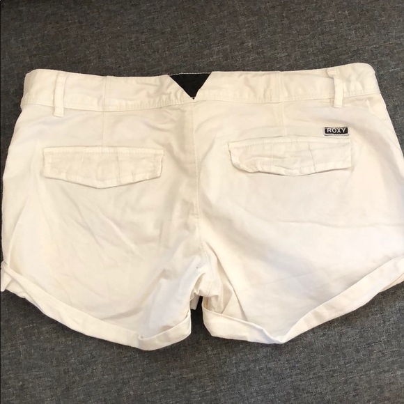 White Roxy shorts - Picture 2 of 2